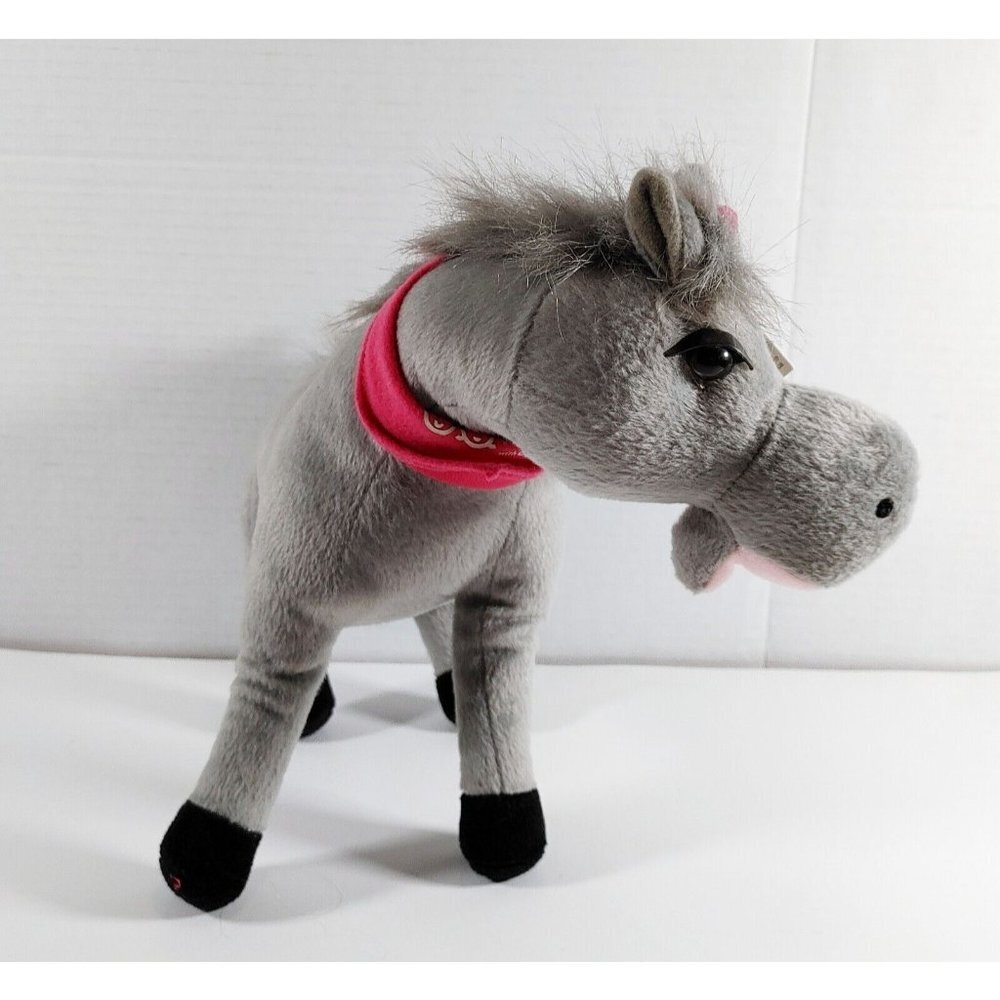 Creature Comforts Dottie Gray Donkey Plush 9"  Stuffed Animal